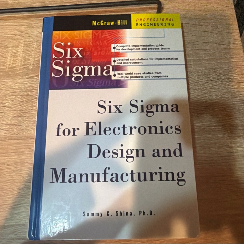 McGraw-Hill‎ Six Sigma for Electronics Design and Manufacturing Book